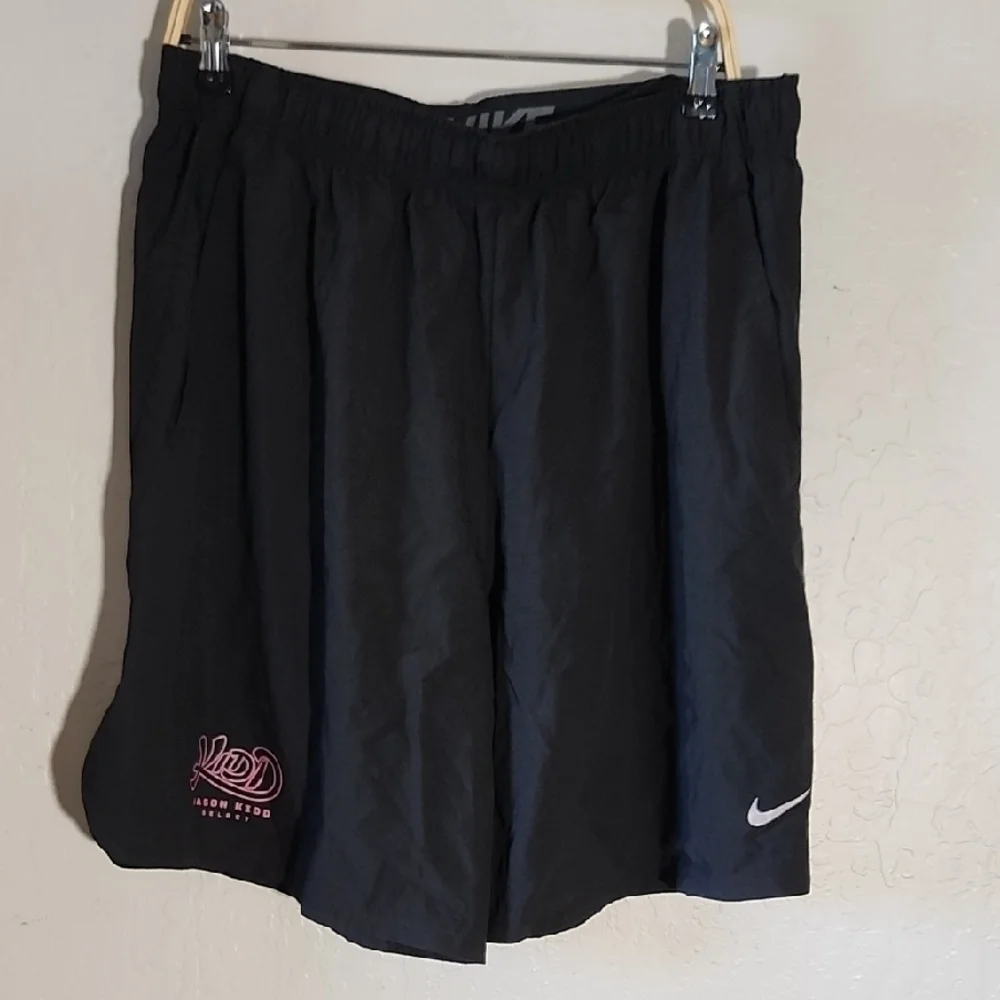 Nike Black Athletic Shorts with Jason Kidd Select Logo XXL